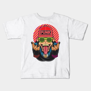 Funky Monkey Kids T-Shirt